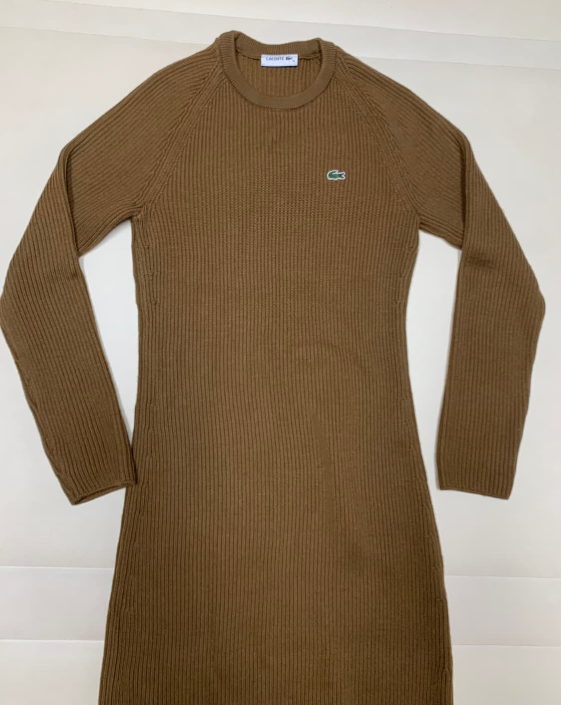 라코스테 여성 골지 롱 니트 원피스 EF2324-20C_AEV 상품이미지4