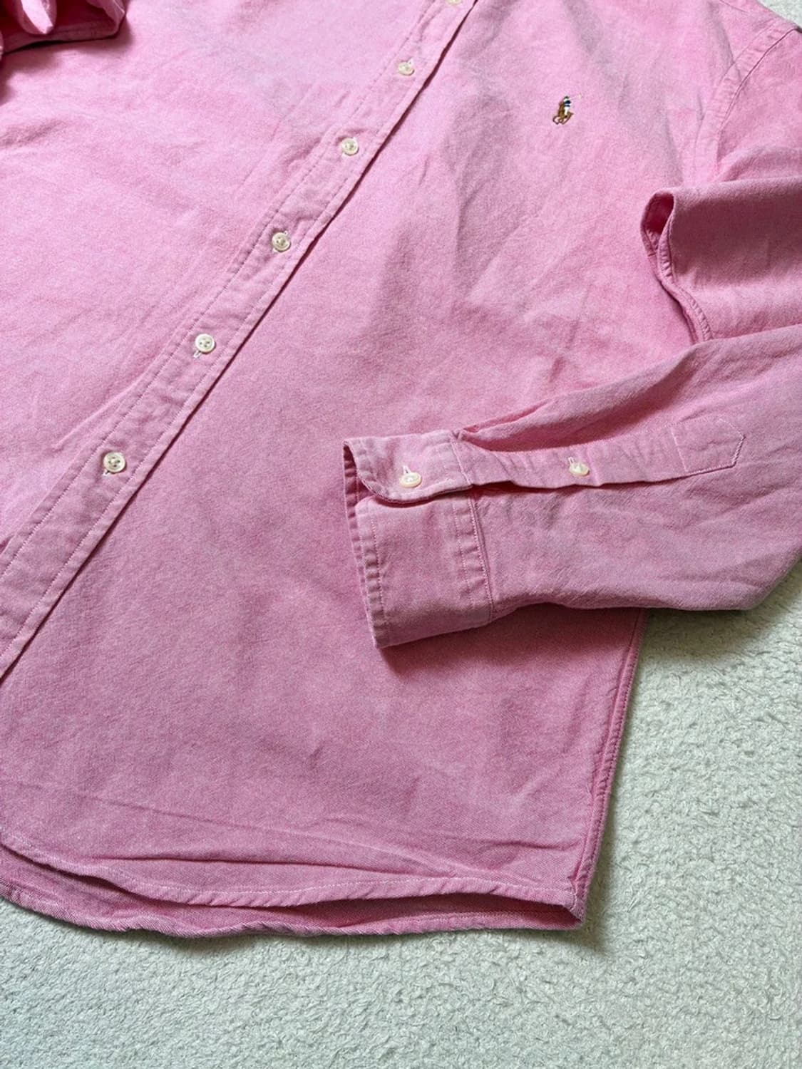 폴로 랄프로렌 옥스퍼드 자수 로고 셔츠 PN7480 상품이미지5