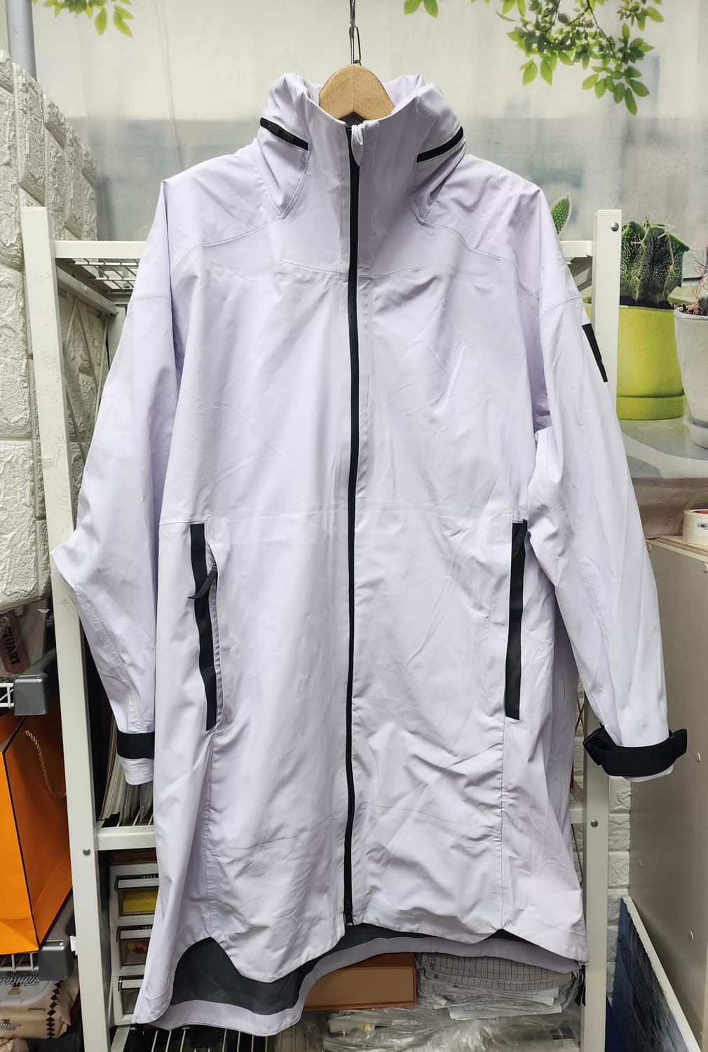 아디다스 마이쉘터 레인코트 115 3XL 방수 바람막이 롱자켓 MM43 상품이미지1