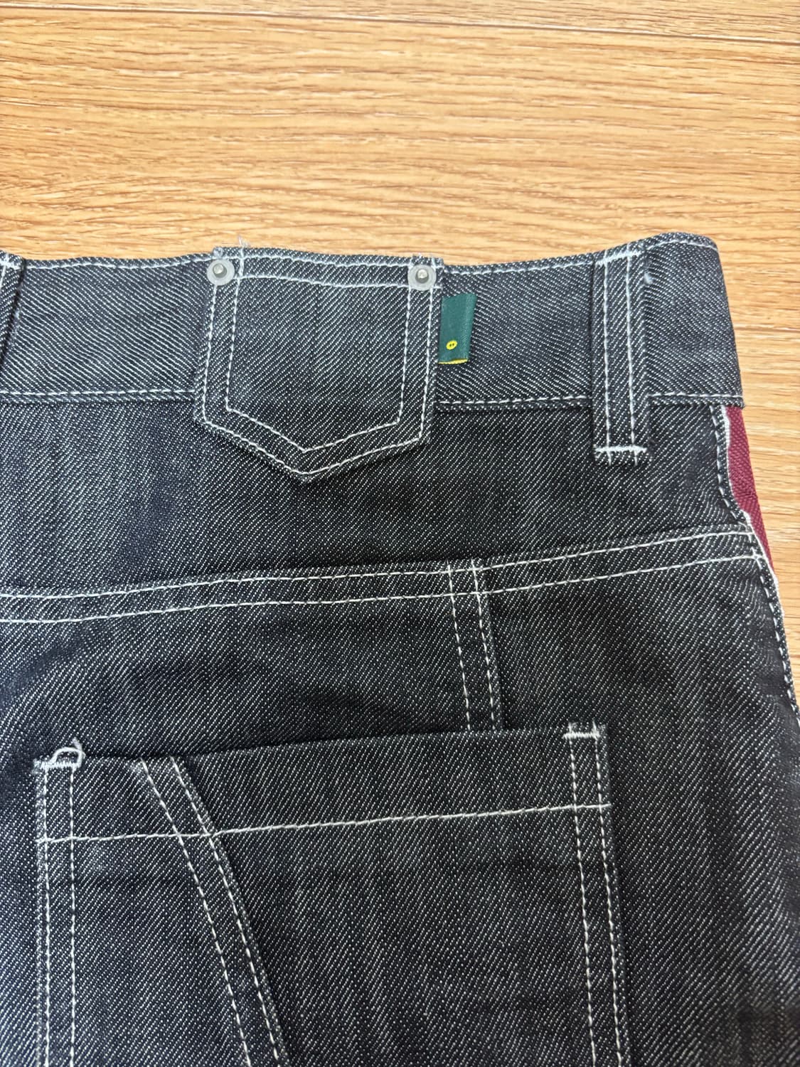 카락터 데님 트랙 팬츠 상품이미지5