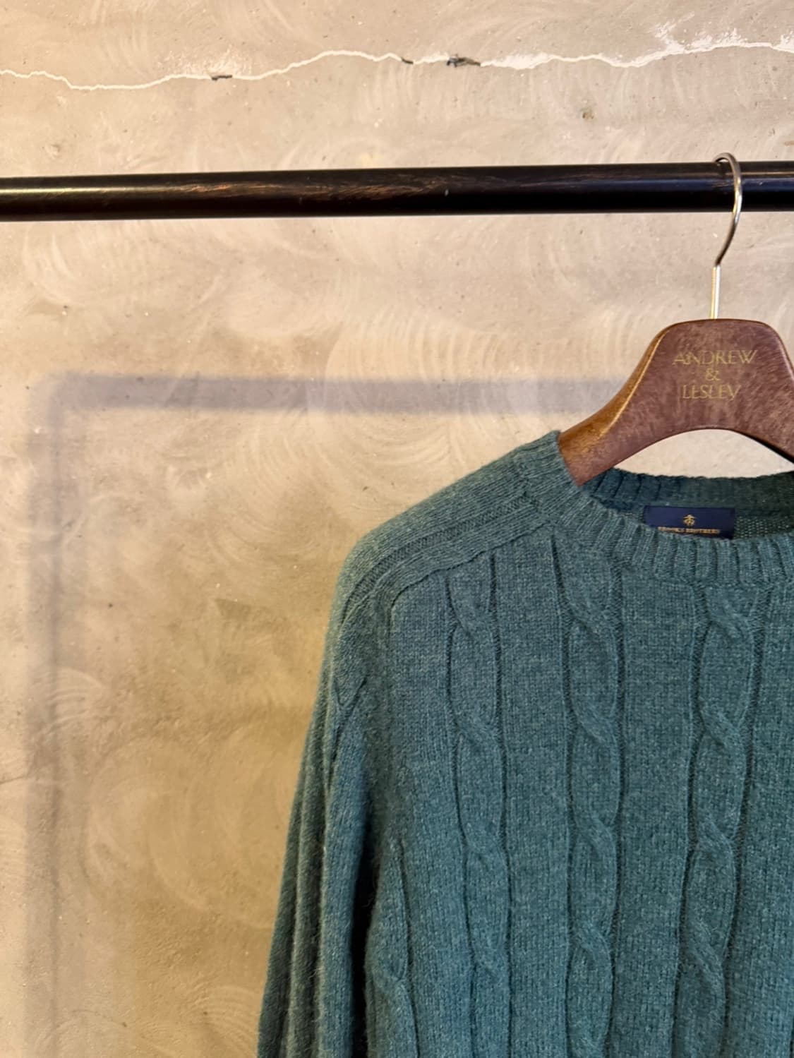 브룩스 브라더스 케이블 니트 100 상품이미지2