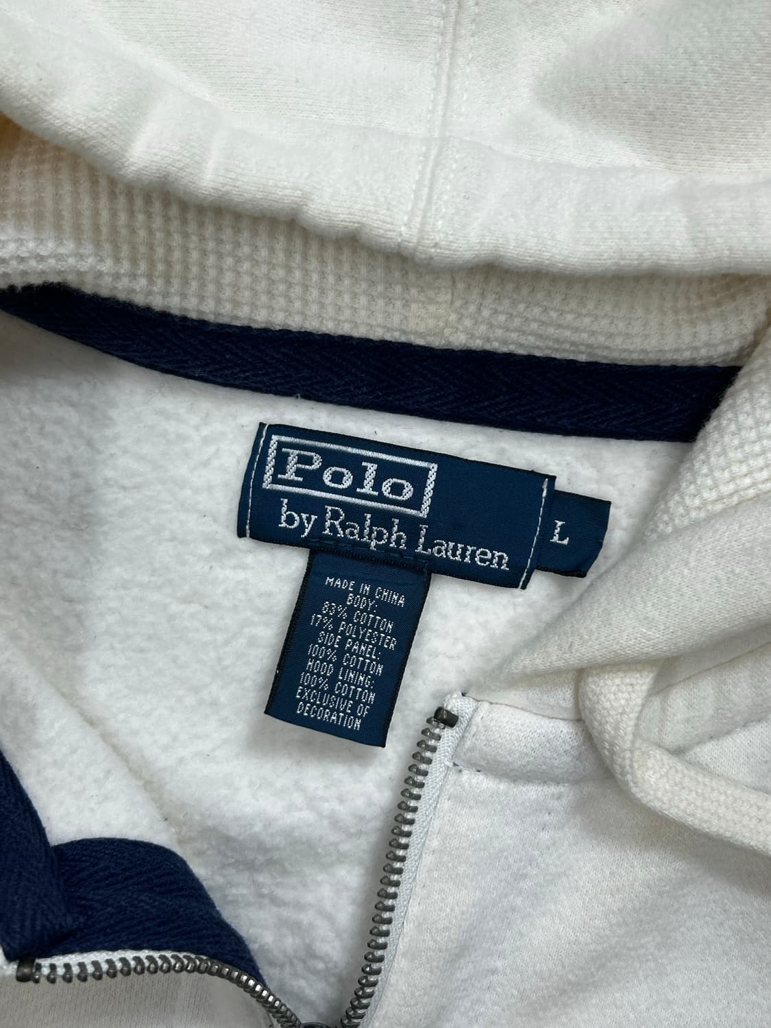 폴로 랄프로렌 빅포니 써멀 후드집업 L 상품이미지5