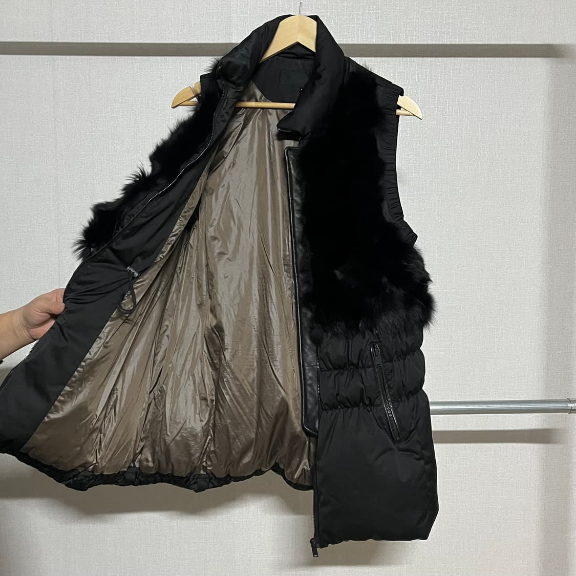 폭스털 패딩 조끼 66 상품이미지8