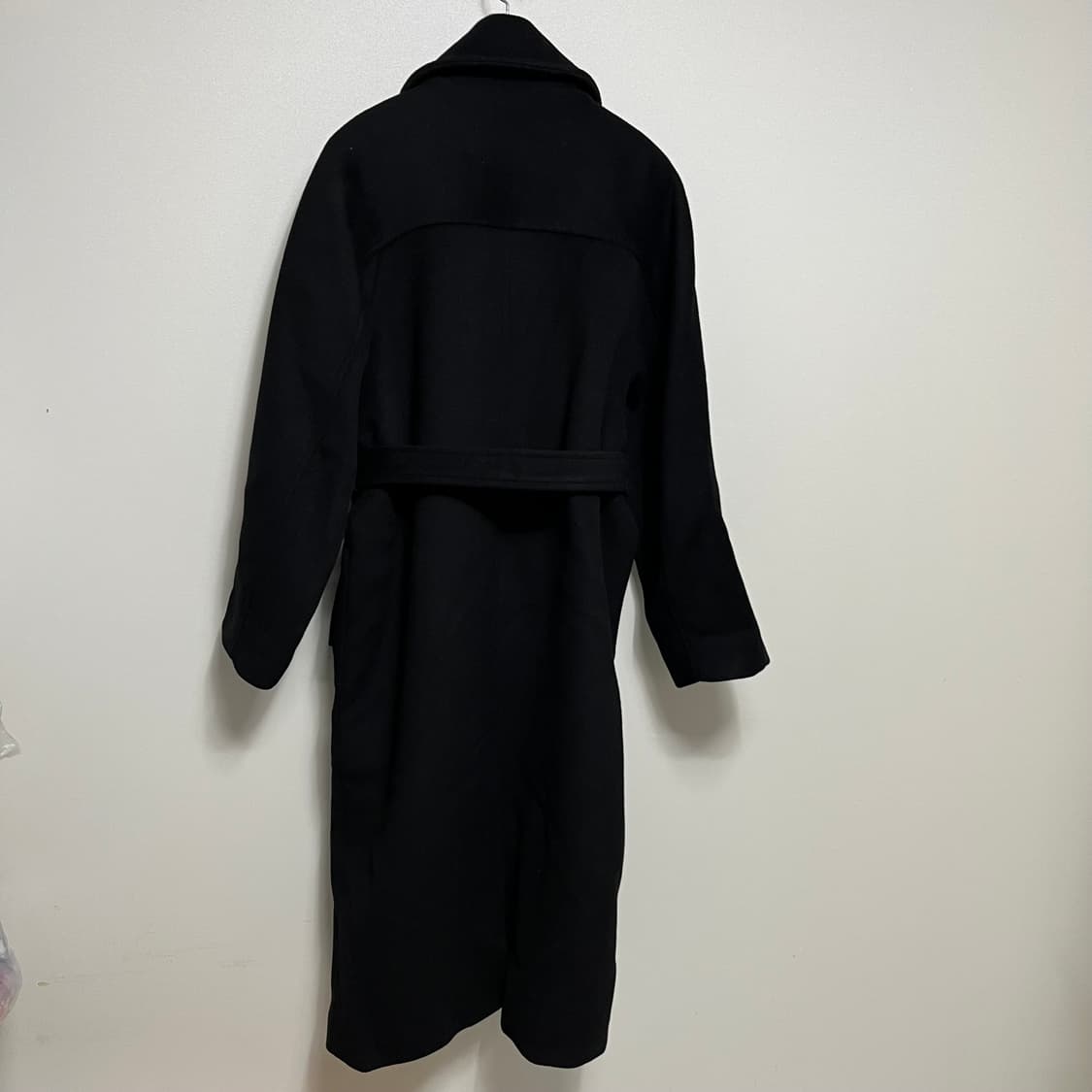 ORO 오르 롱 블랙 코트 m 상품이미지9