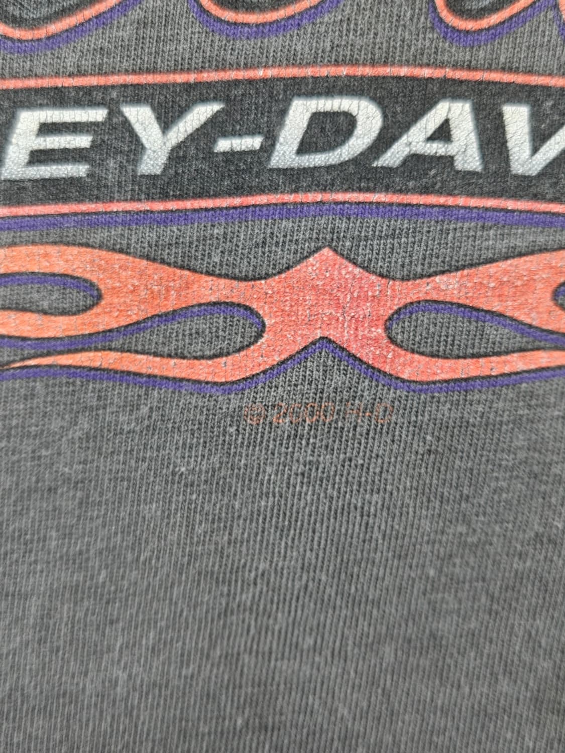 1998 할리데이비슨 빈티지 반팔 티셔츠 ( 2XL추정 ) / 11847 상품이미지6