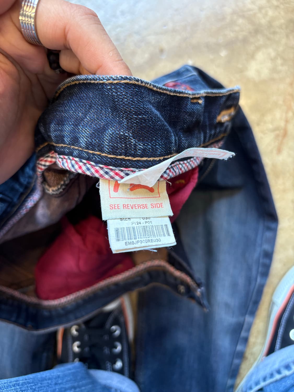 14년도 EVISU 슬림 스트레이트 데님 상품이미지5