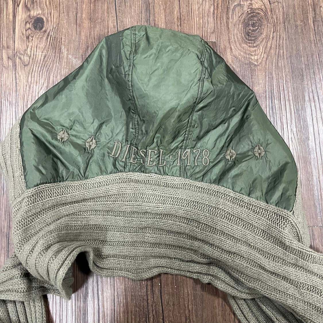 [Diesel] 디젤 빈티지 후드 머플러 Rare 상품이미지2