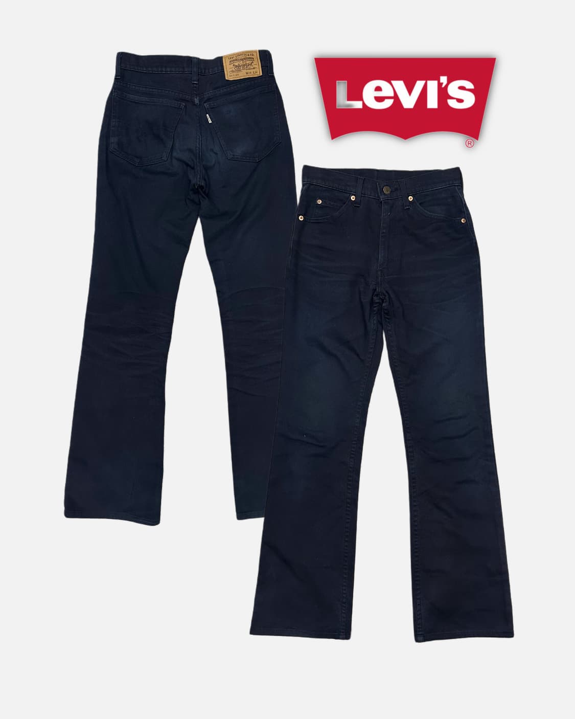 LEVI'S 517 fade navy boots-cut jean 상품이미지1