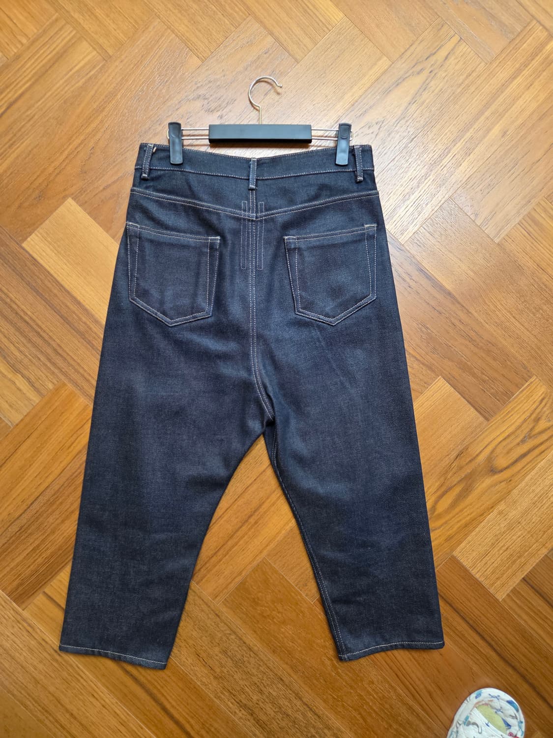 릭오웬스 다크 데님 크롭 배기팬츠 상품이미지2