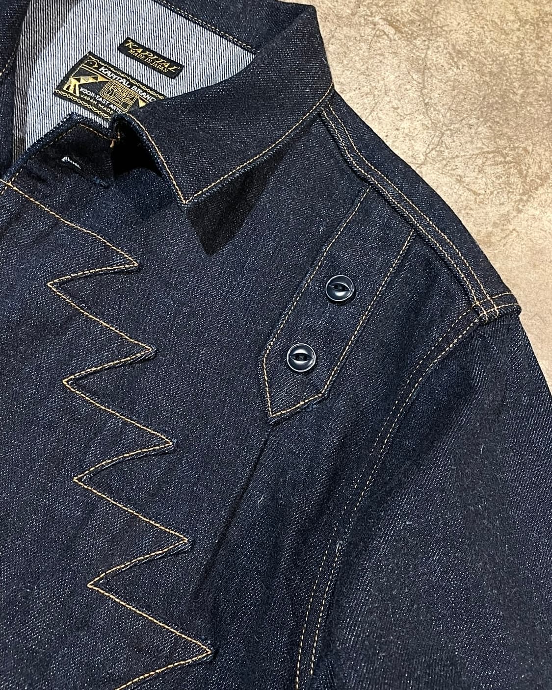 Kapital 12oz 데님 산토도밍고 썬더버트 재킷 (B5163) 상품이미지3