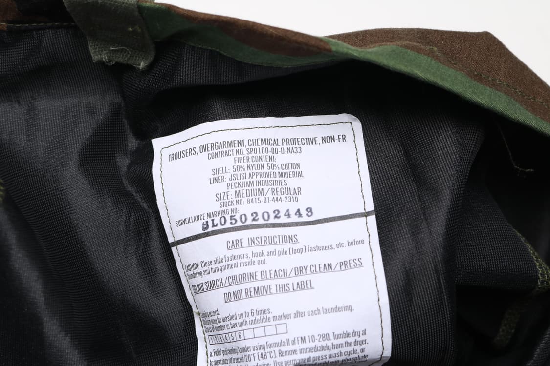 [M/R] 미군 오리지널 케미컬 오버롤 멜빵바지 상품이미지5