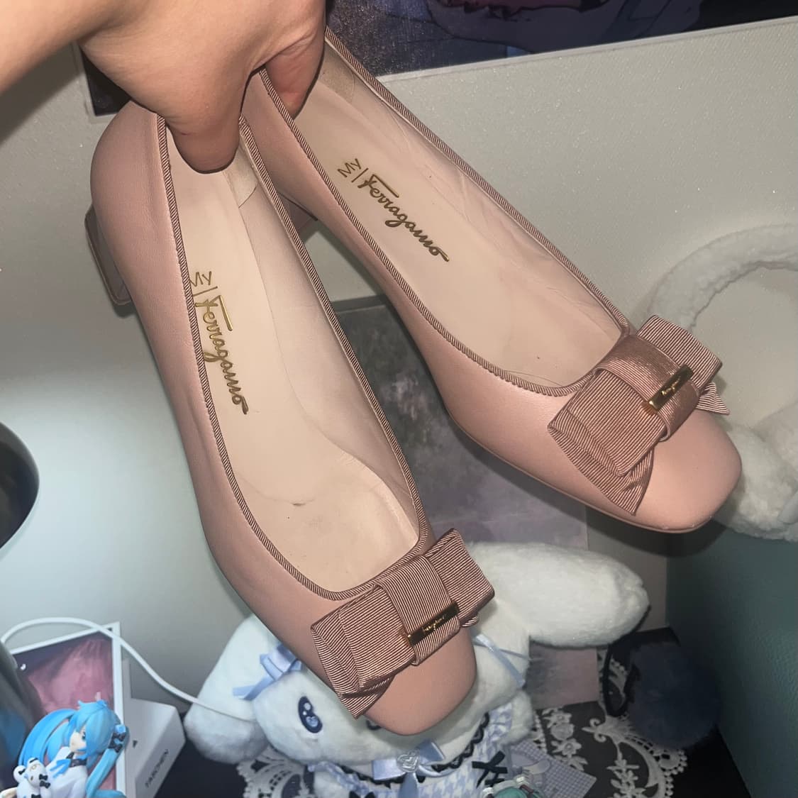 에겐녀깔 페라가모 인디핑크 구두 230 상품이미지1