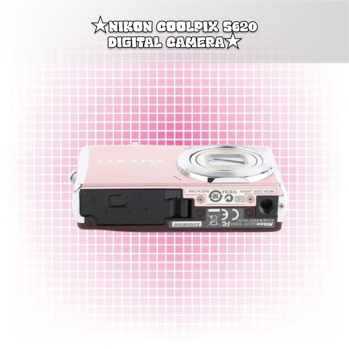 니콘 쿨픽스 s620 빈티지 레트로 디카 핑크 상품이미지3