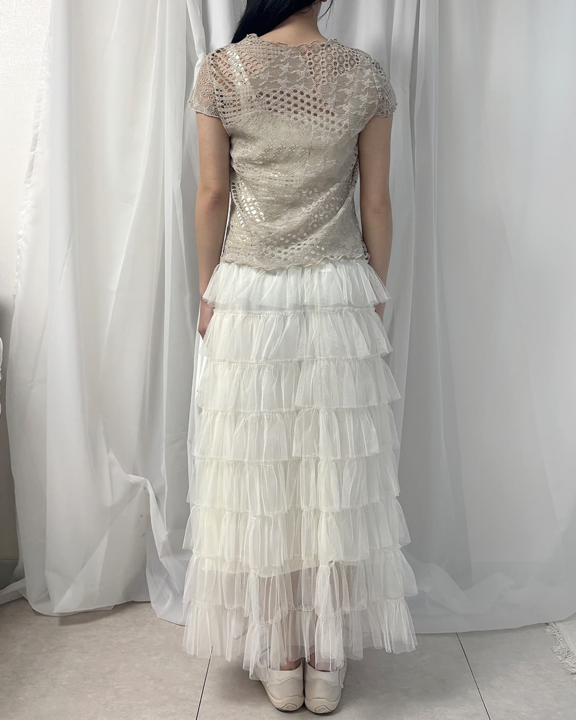 SEIRA fade bloom crochet top 상품이미지4