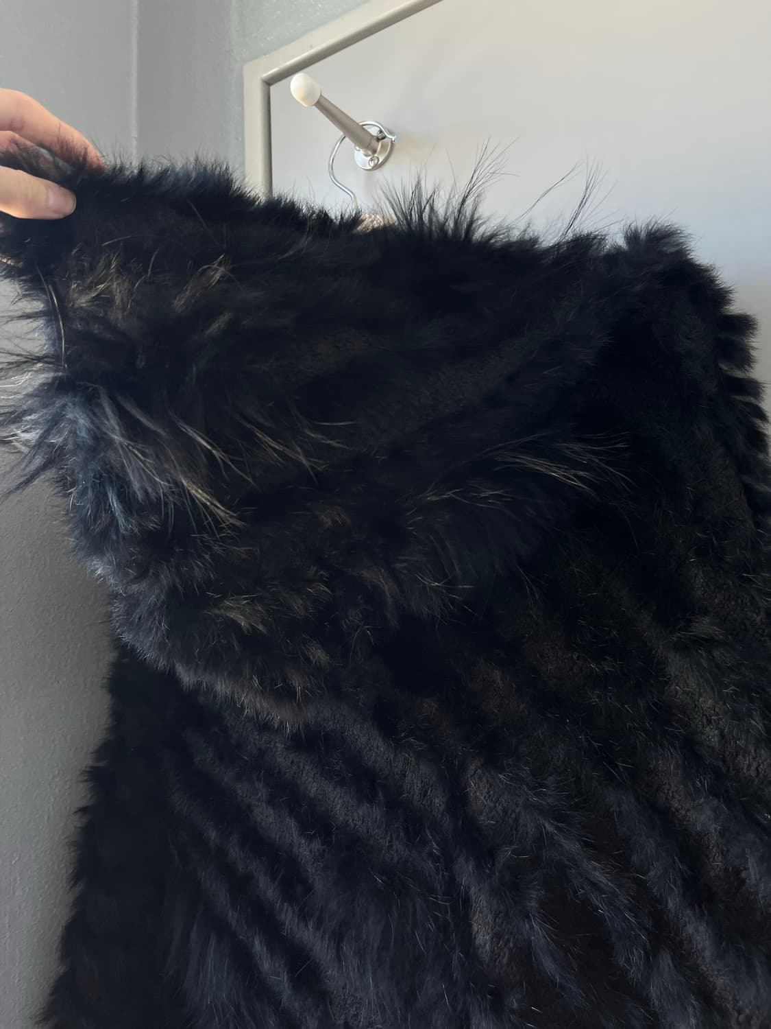 보헤미안 레빗 퍼자켓 숄 상품이미지6