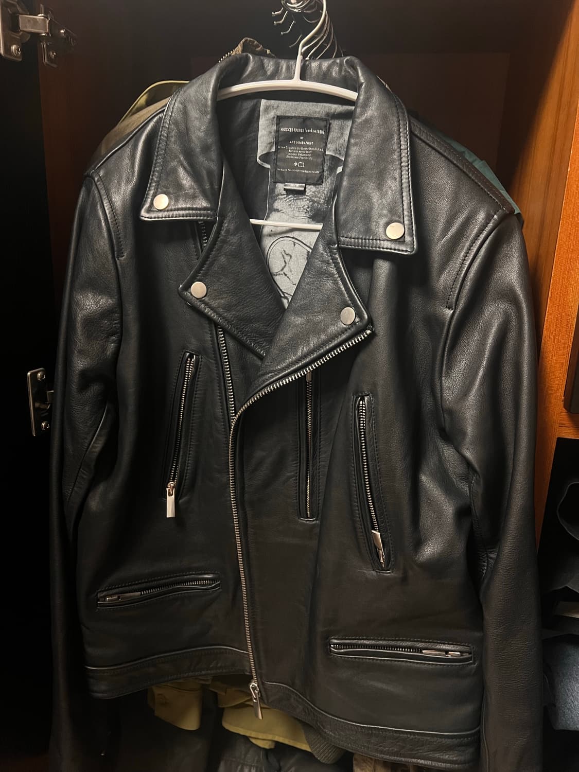 Art Comes First 라이더 자켓 상품이미지5