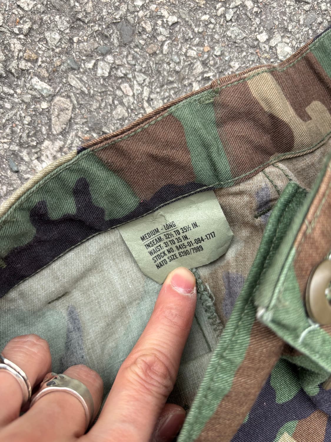미군 우드랜드 bdu 팬츠 M-L 003 상품이미지6