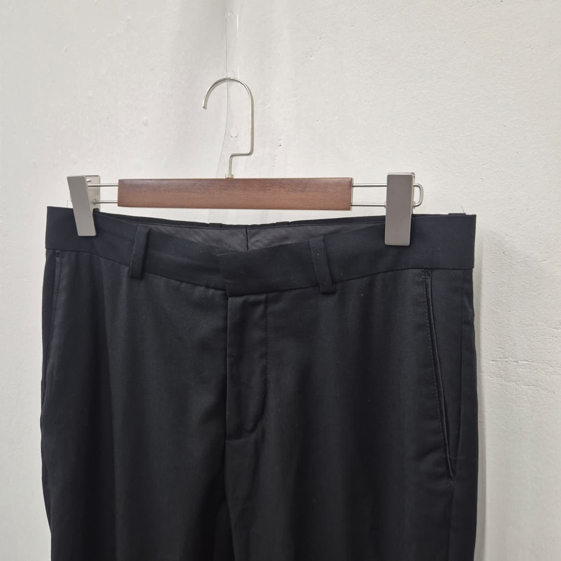 H&M 레귤러핏 트라우저 울 혼방 팬츠 33R 상품이미지2