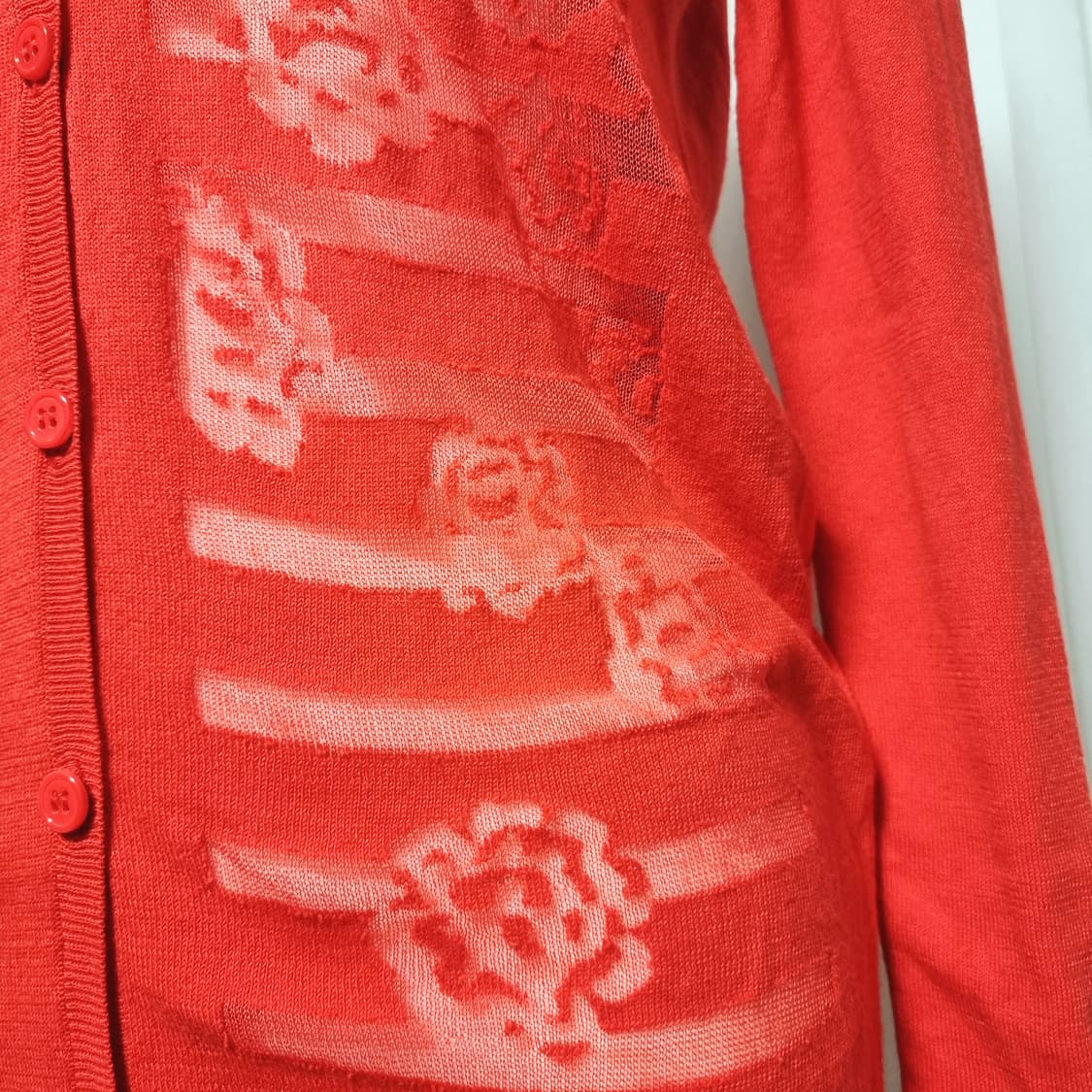 오일릴리 Oilily 레이스시스루 롱 가디건 (44-55) 택달린 새상품 상품이미지6