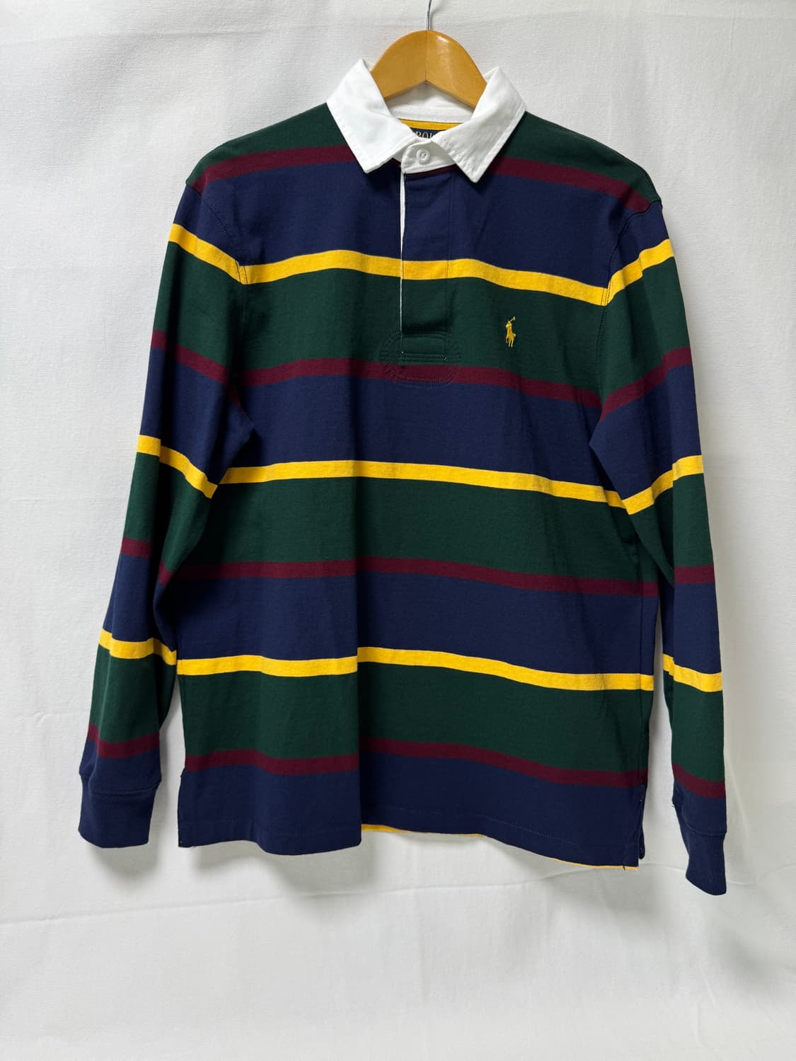 폴로 랄프로렌 멀티 스트라이프 럭비 셔츠 M 상품이미지4