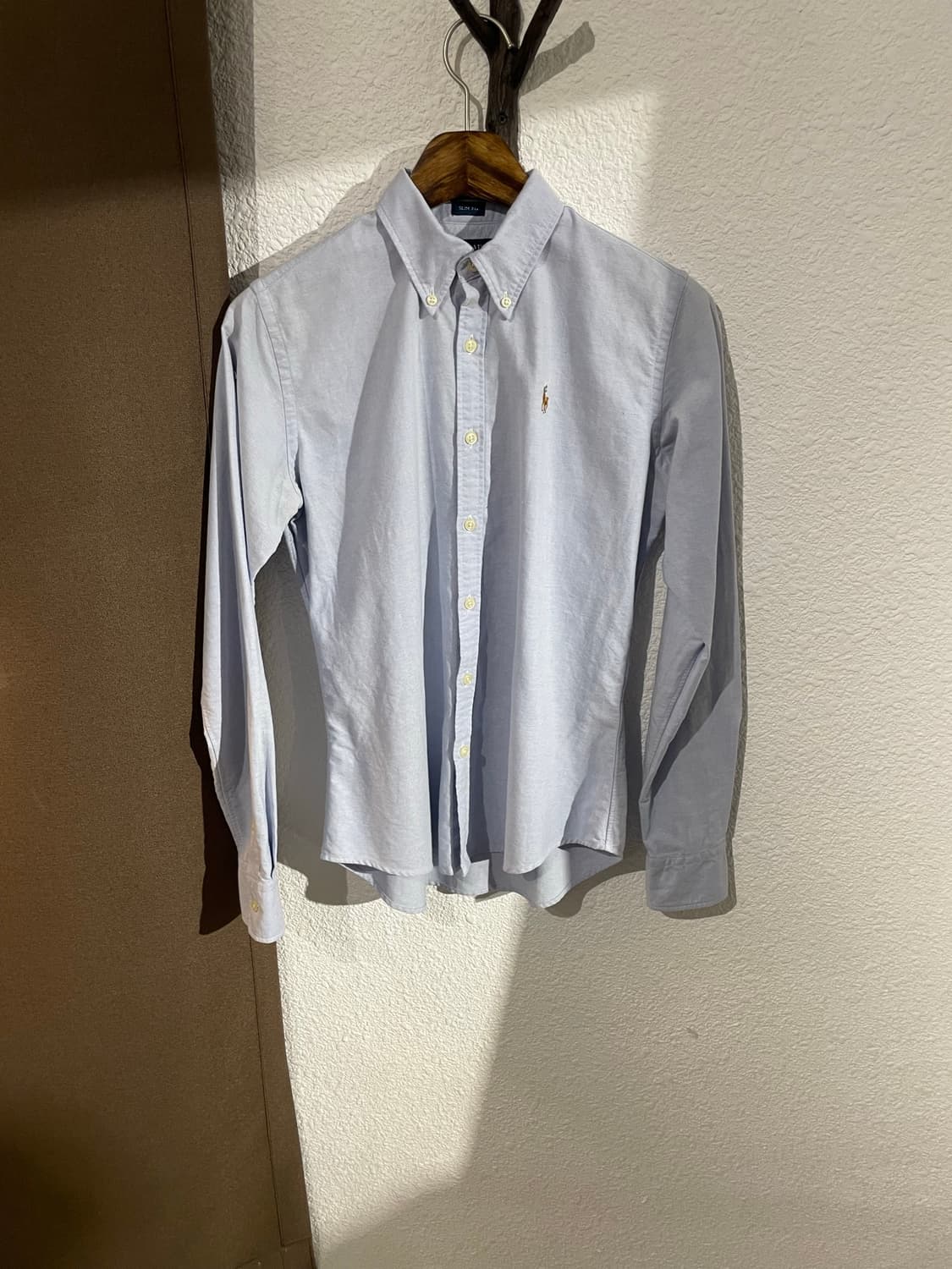 SLIM FIT] 폴로 랄프로렌 여성 옥스포드 셔츠 (블루) 상품이미지1