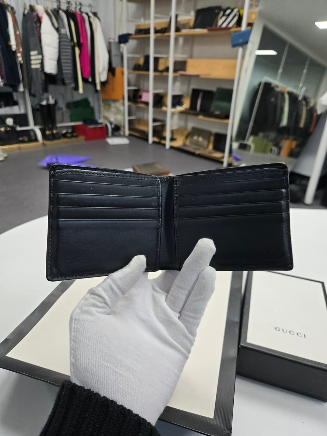 [A급컨디션] 구찌 웹삼선 반지갑 상품이미지5