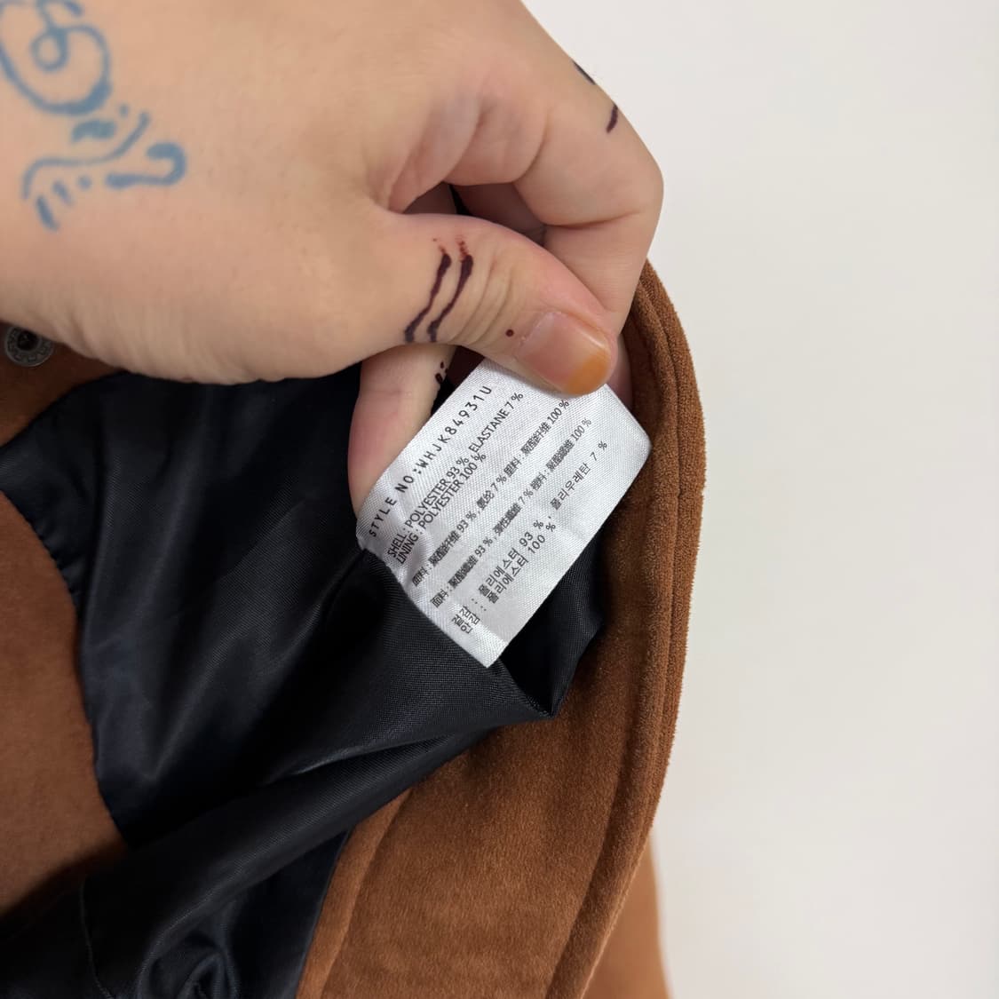 Goldenbear 스웨이드 라이더자켓M 상품이미지4