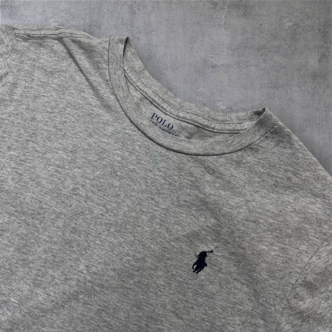 폴로 랄프로렌 그레이 포니 자수 반팔 티셔츠 M(10-12) 상품이미지2