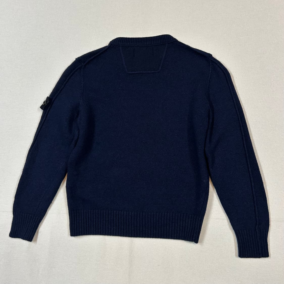 8Y/ 스톤아일랜드 주니어 울 라운드넥 니트 네이비 상품이미지6