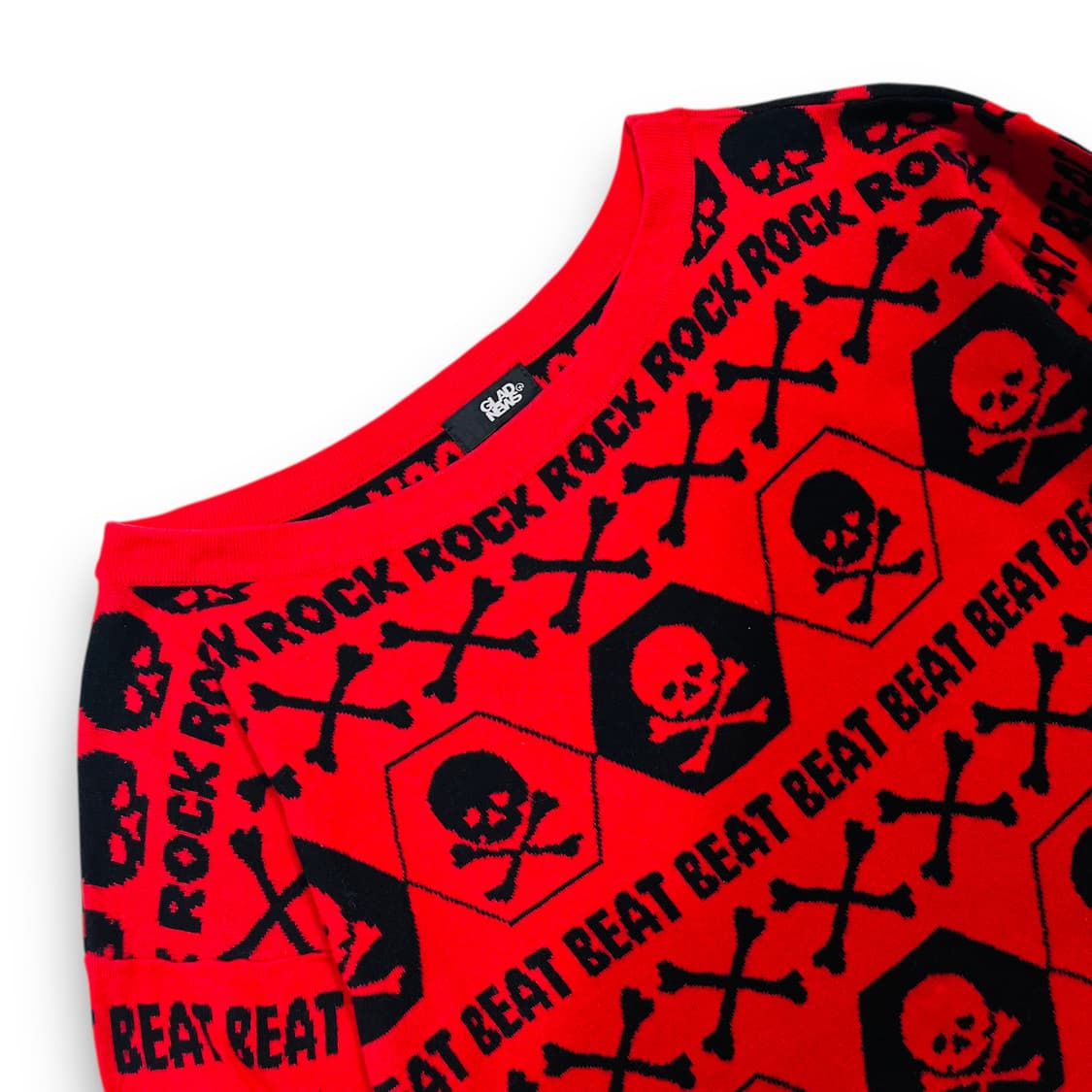 GLAD NEWS Rock Beat skull long sleeve 상품이미지3