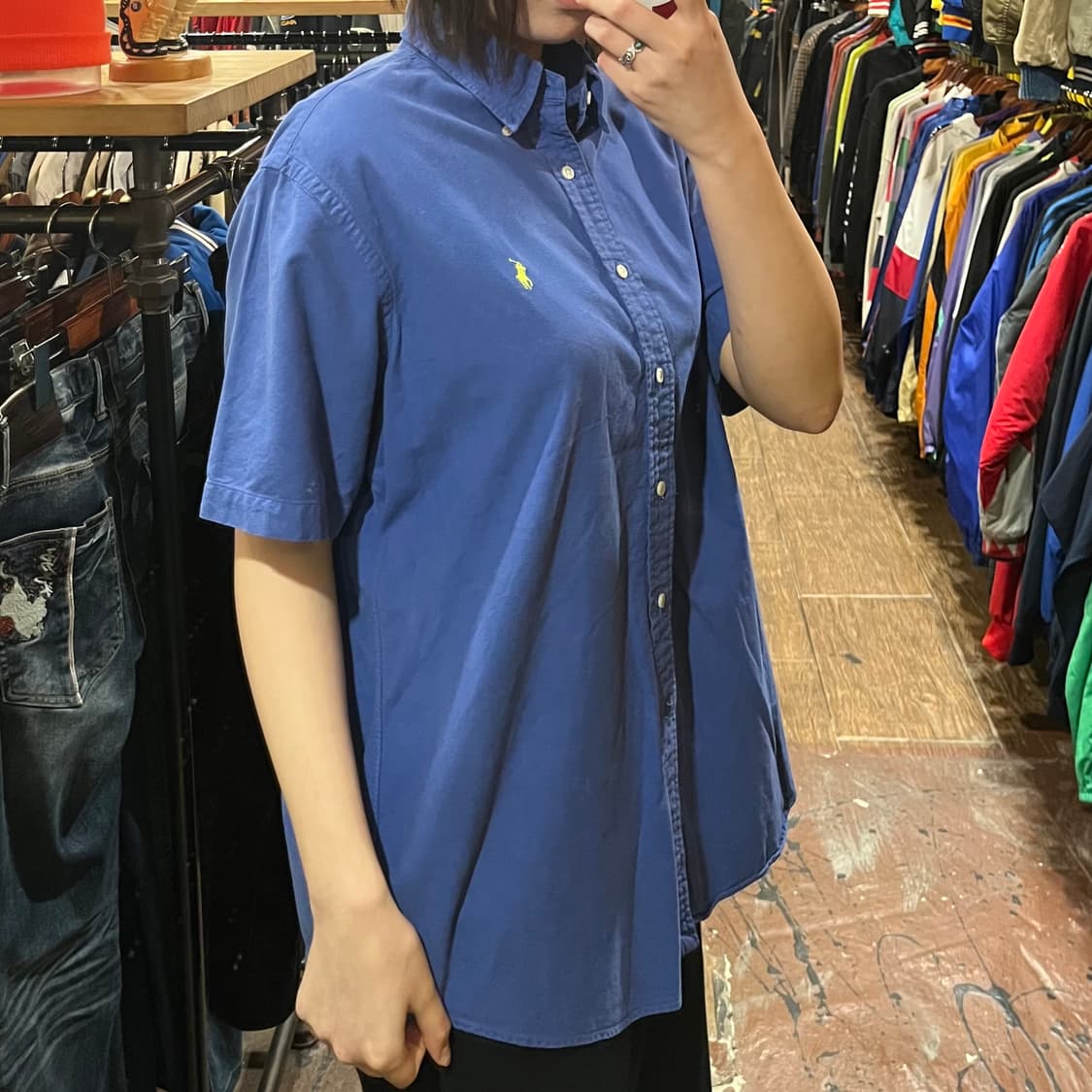 [HI] 폴로 반팔 셔츠 블루 상품이미지3