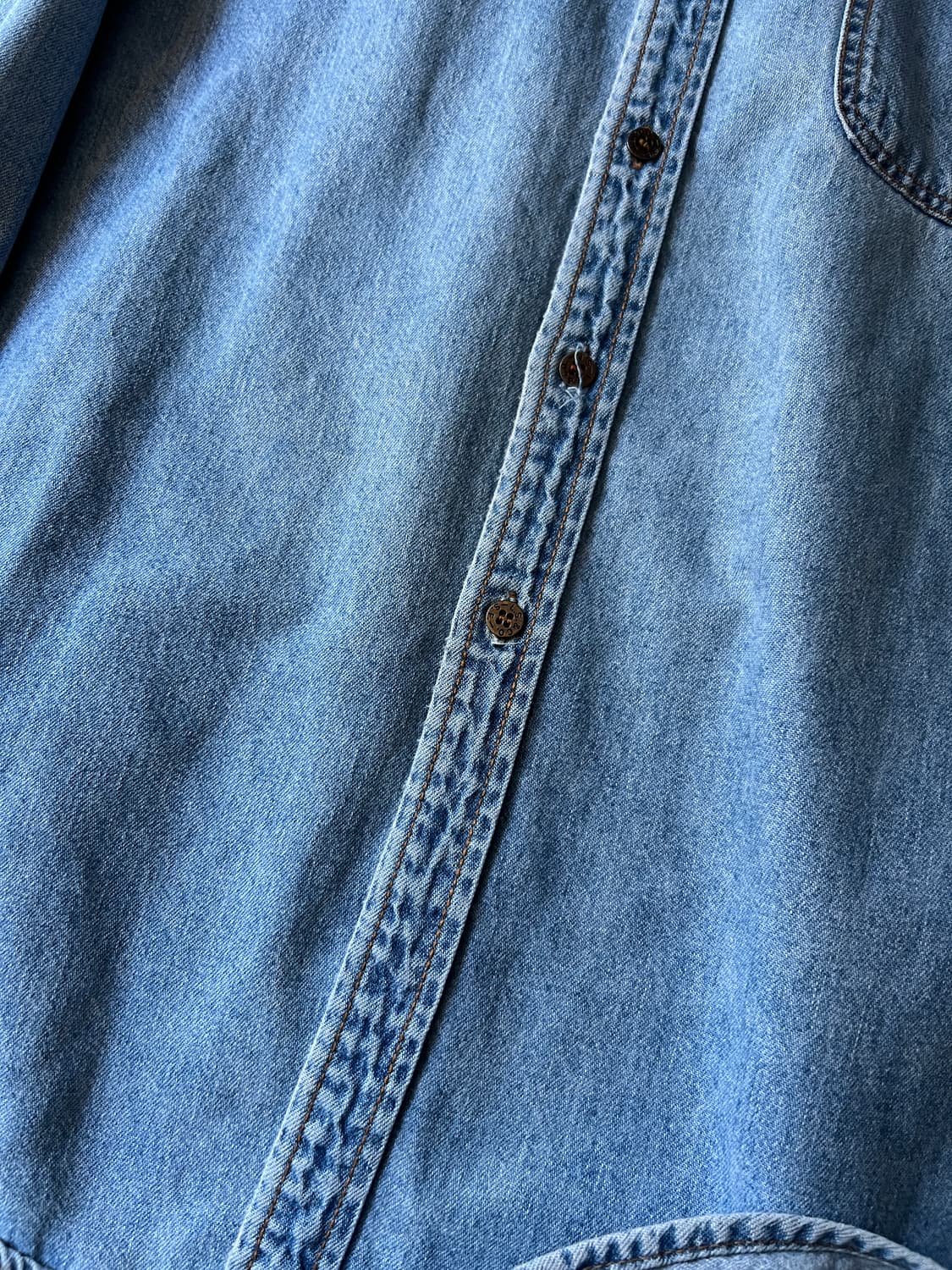 [M]90's 리바이스 오렌지탭 한국제조 데님 셔츠 상품이미지4