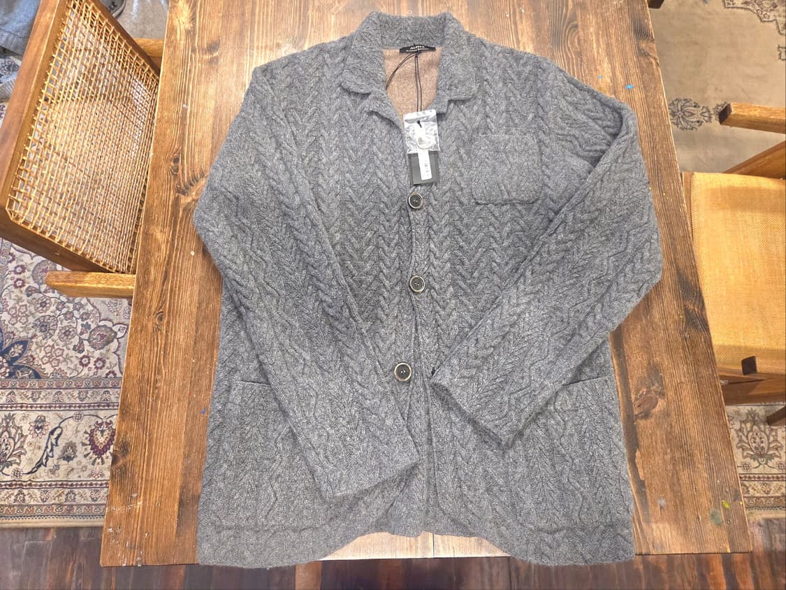 마시모 레베키 케이블 카디건 상품이미지10