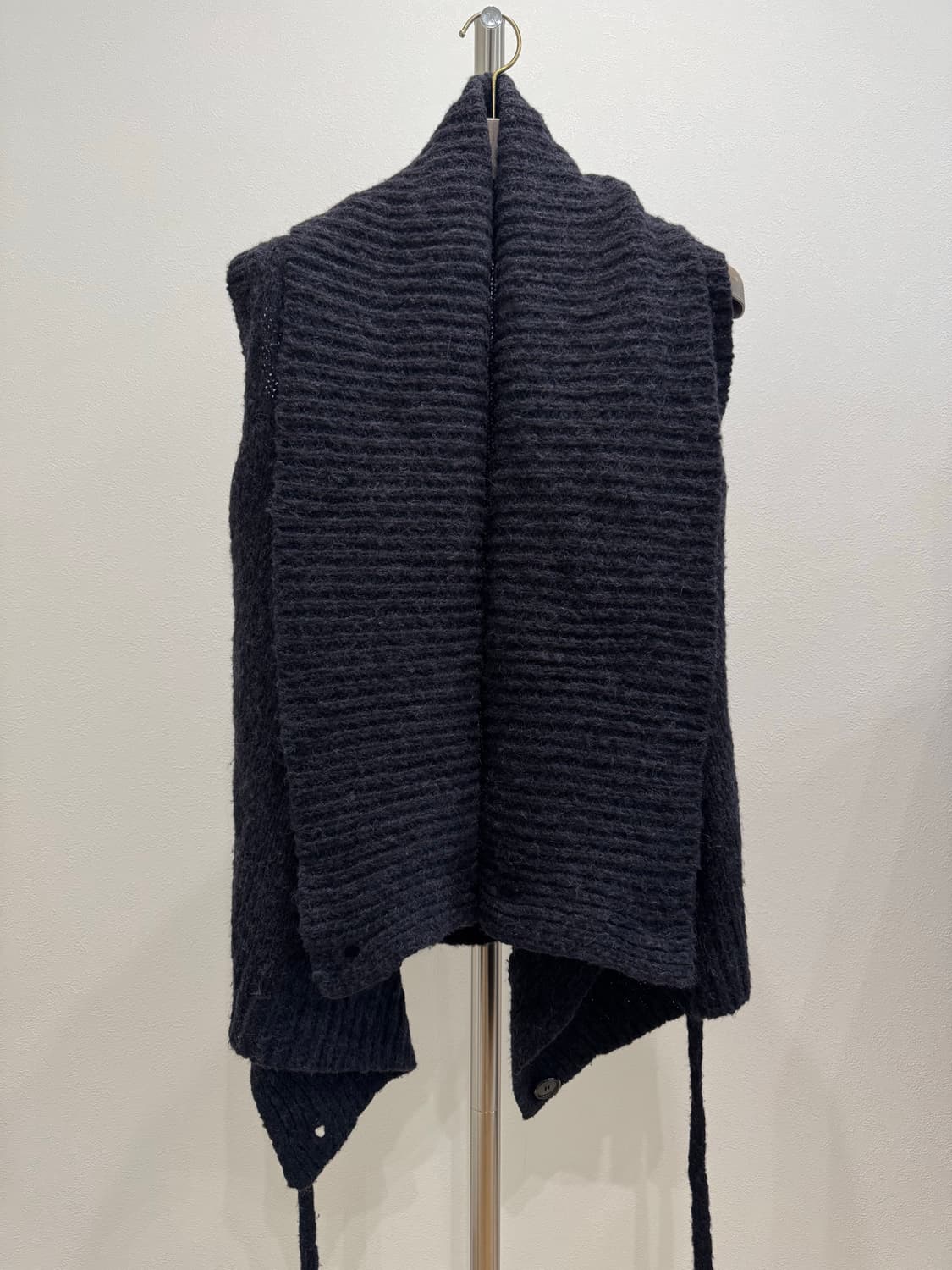 앤드뮐미스터 레이어드 울 알파카 베스트 상품이미지4