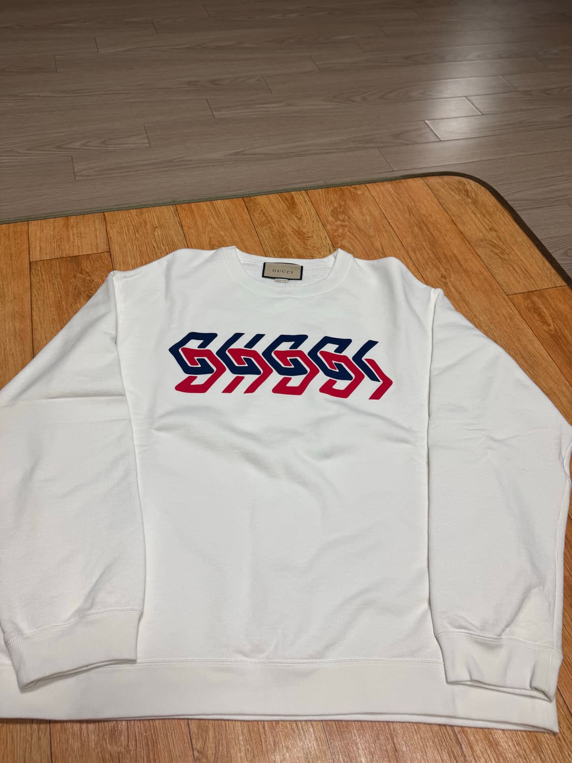 구찌 맨투맨 흰색 XL 상품이미지1