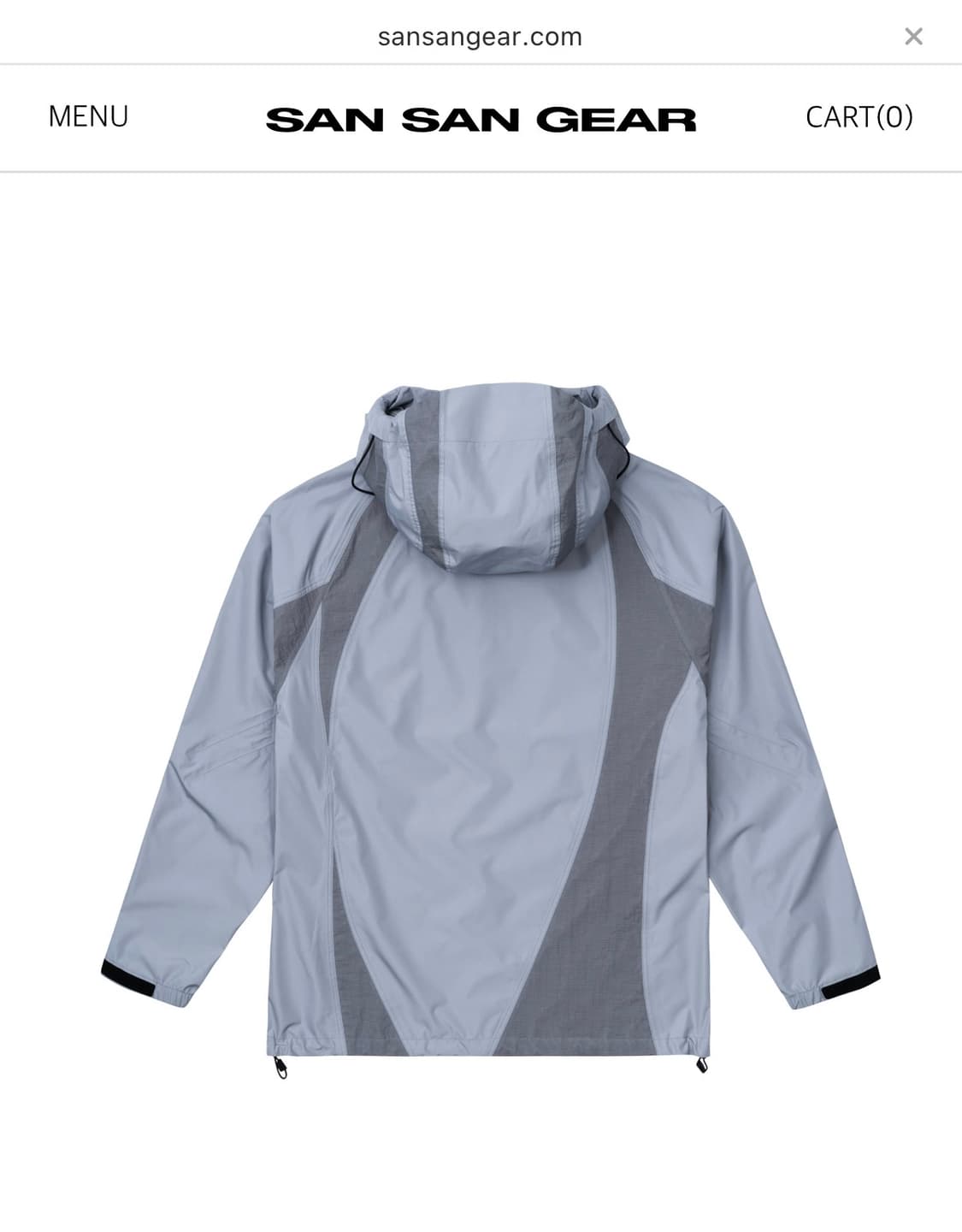 WIND SHIELDED JACKET [ICE GREY] 상품이미지3