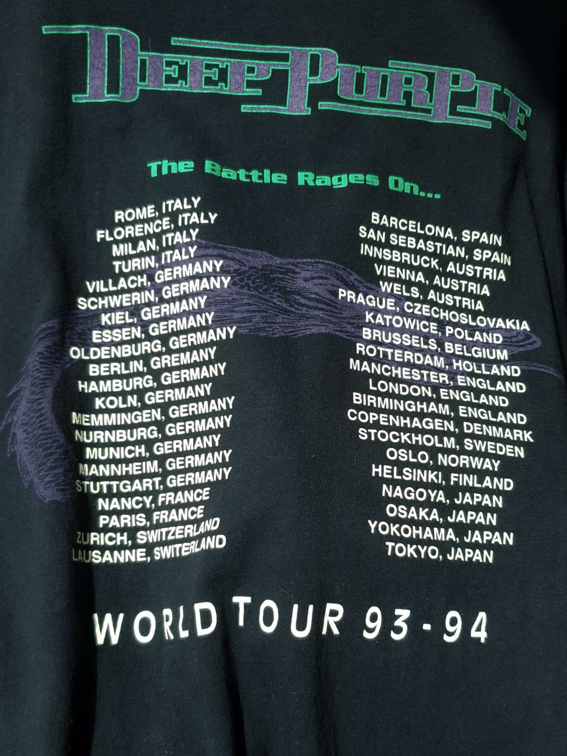 90s BROCKUM "Deep Purple" Band tees 상품이미지8