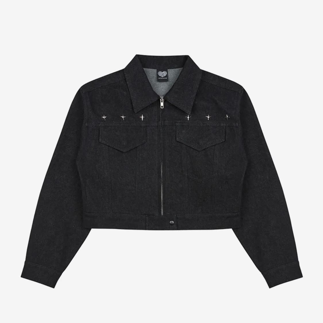 러브이즈트루 dn crop denim jaket black 상품이미지1