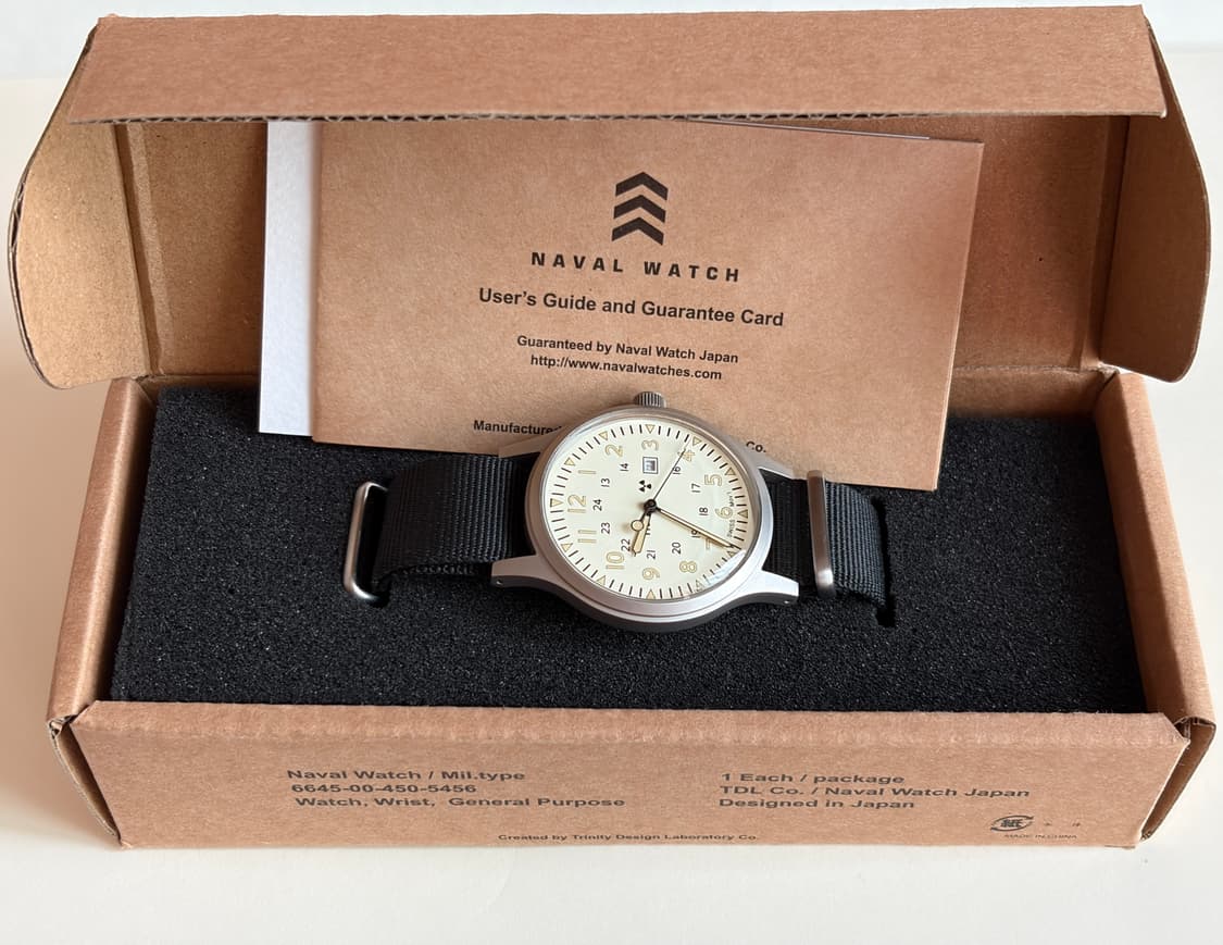 Naval Watch/MIL-01C US Force Type/Black 상품이미지1