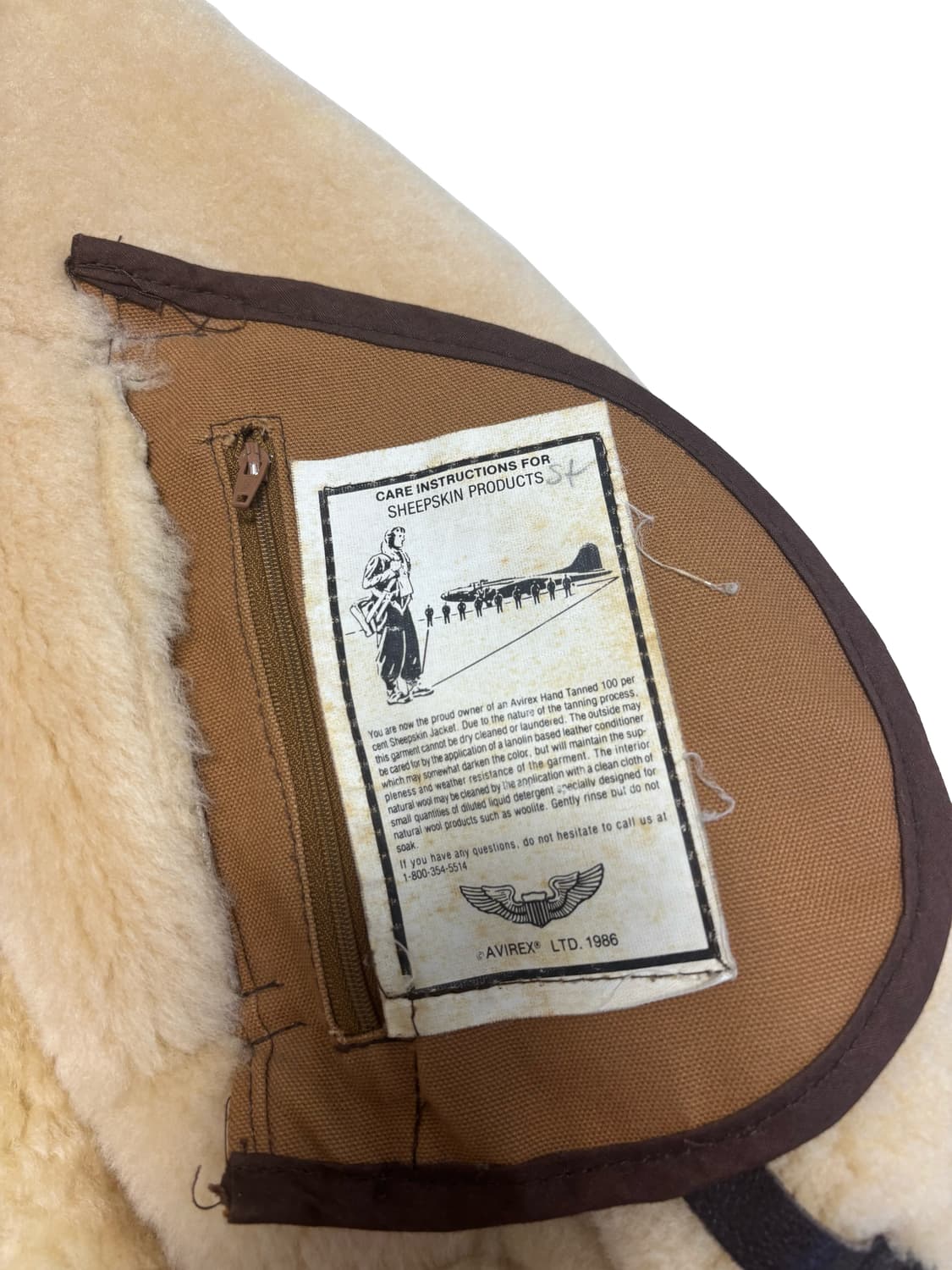 80s 아비렉스 avirex b-3 자켓 상품이미지8