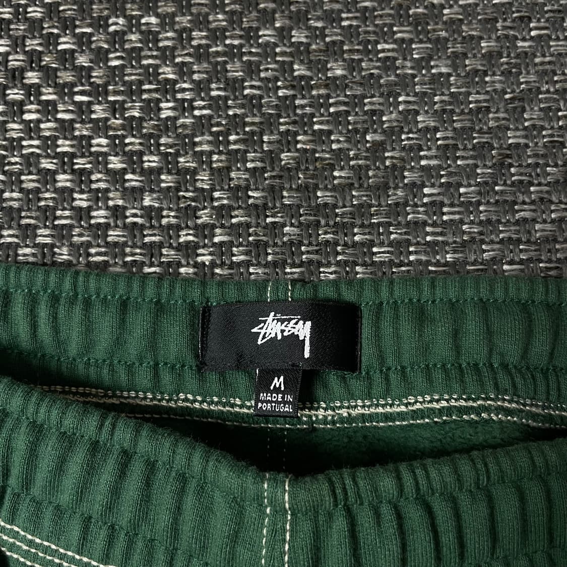 (밴딩) 스투시 그린 스티치 트레이닝 팬츠 M 상품이미지4