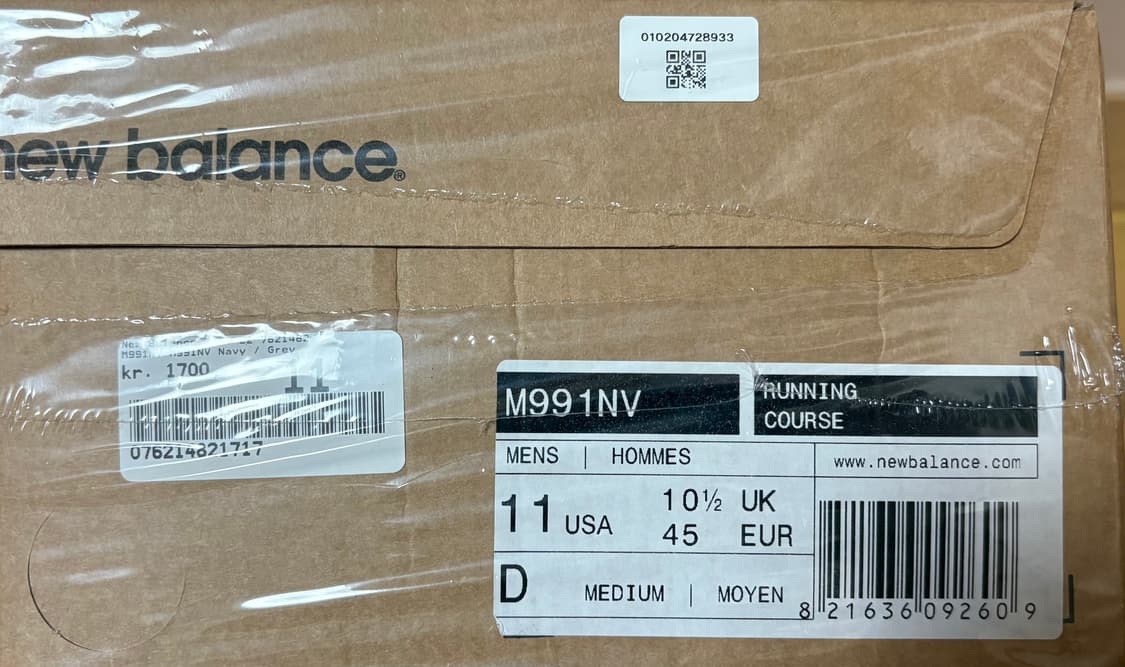 뉴발란스 991 네이비 290 상품이미지6