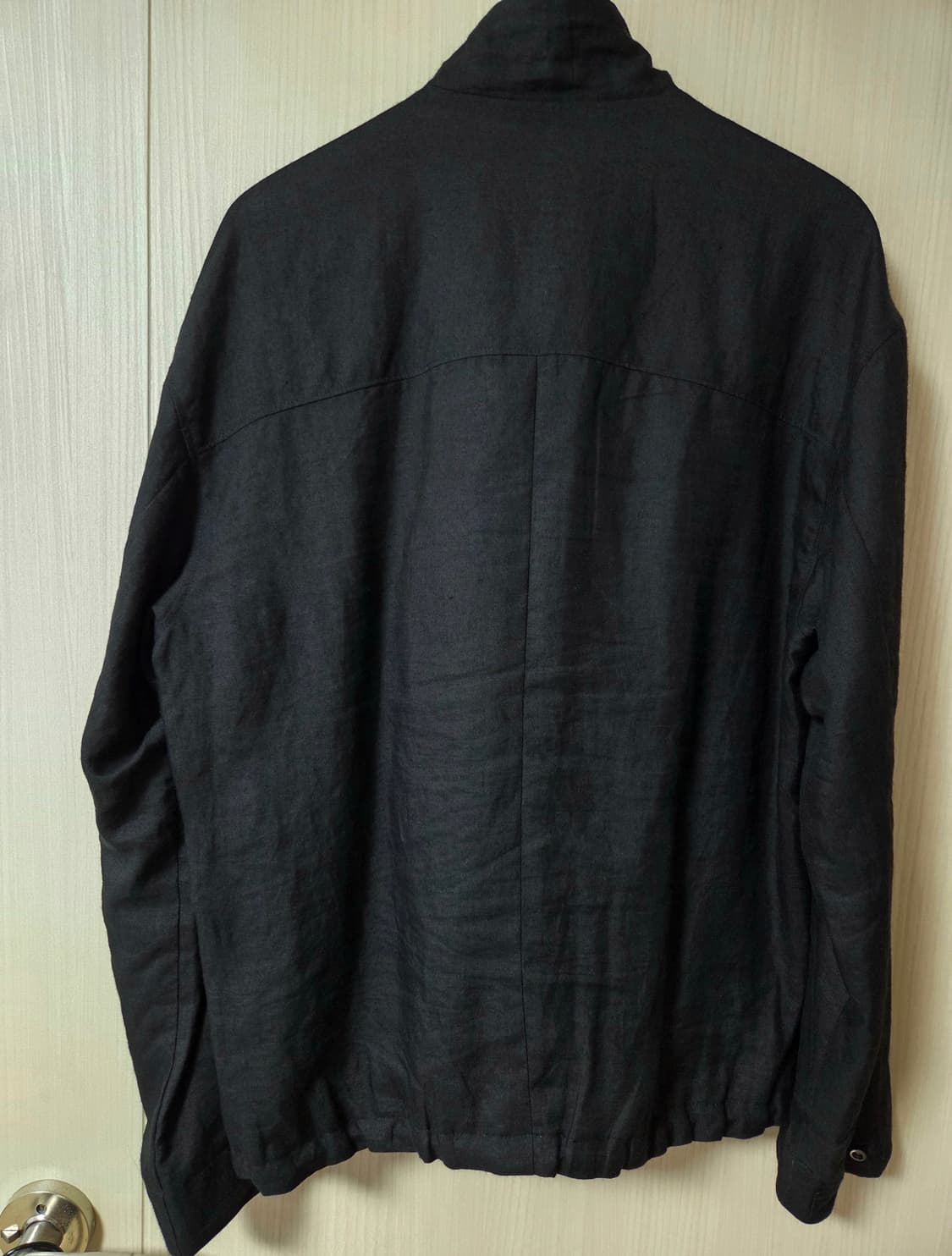 [M] 폴리테루 라미 파카 웨트 블랙 자켓 상품이미지3