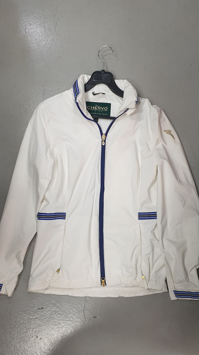 CHERVO 여성 화이트 바람막이 자켓40사이즈 상품이미지1