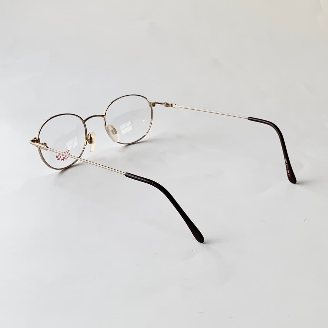 859 골드&실버 데드스탁 빈티지 초경량 라운드 프레임 픽키안경 상품이미지4