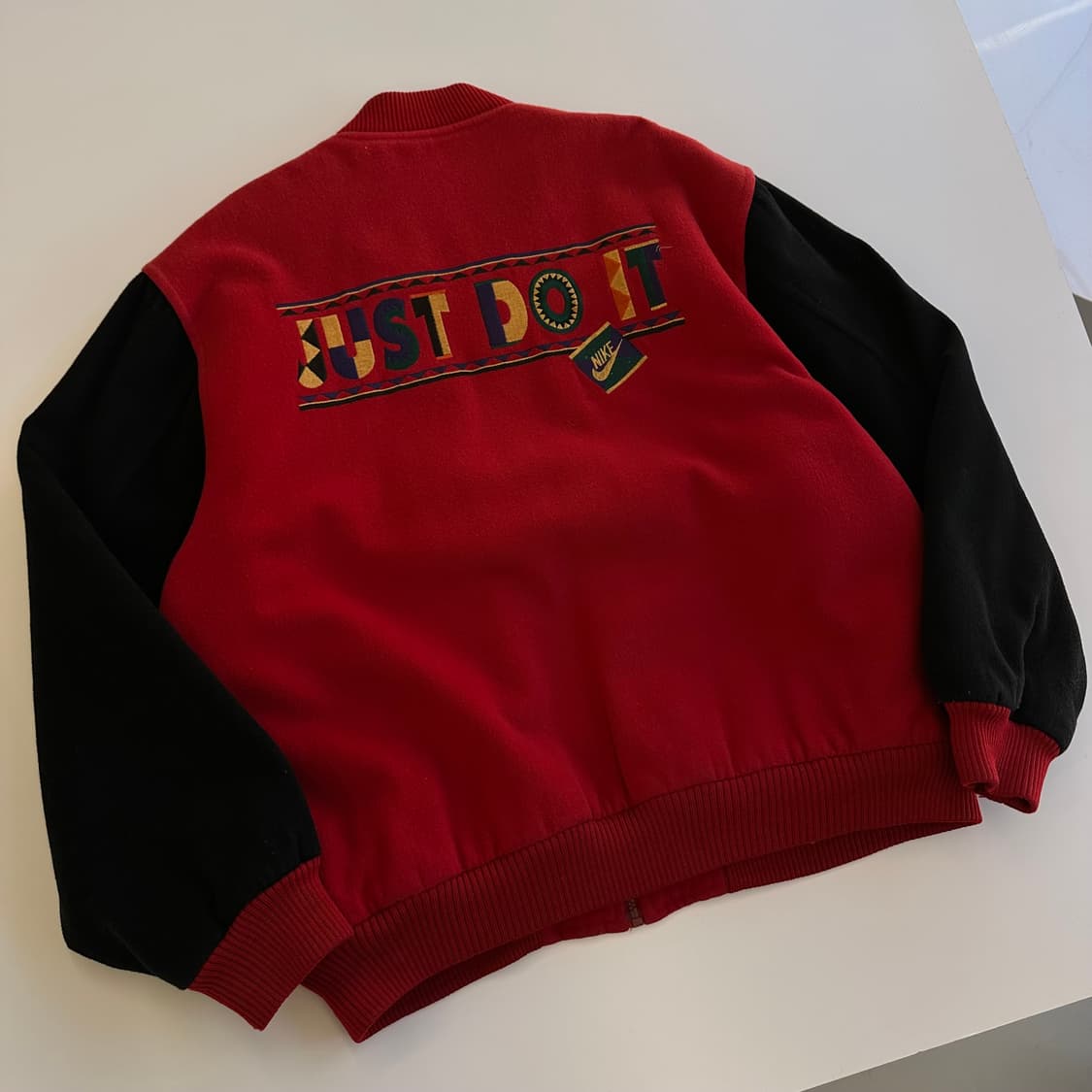 나이키 90‘s 삼마스포츠 just doit 울 바시티 상품이미지2