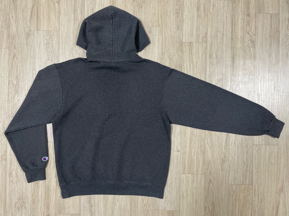 100) 90's 챔피온 미대학 차콜 후드티 상품이미지3