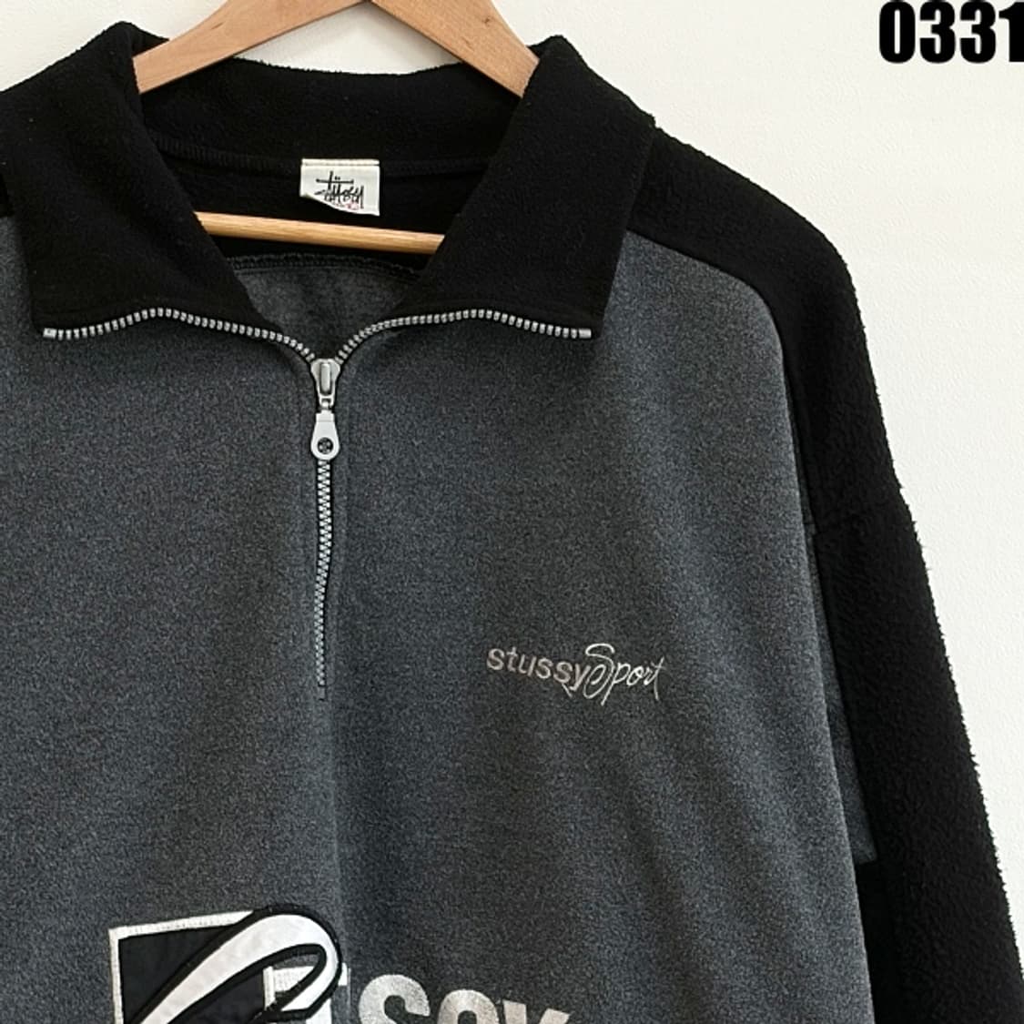 스투시(STUSSY) 스포츠 하프집업 플리스 L 0331 상품이미지2