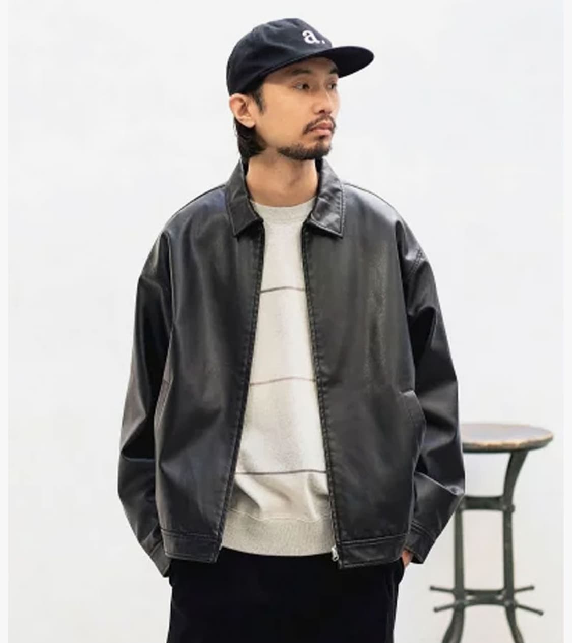 B:MING BY BEAMS - 24FW LEATHER BLOUSON 상품이미지2