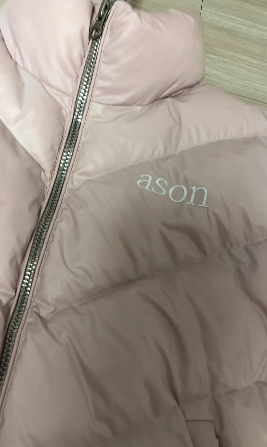 ason 애즈온패딩 핑크 (인디핑크) 컨디션 좋음 상품이미지2